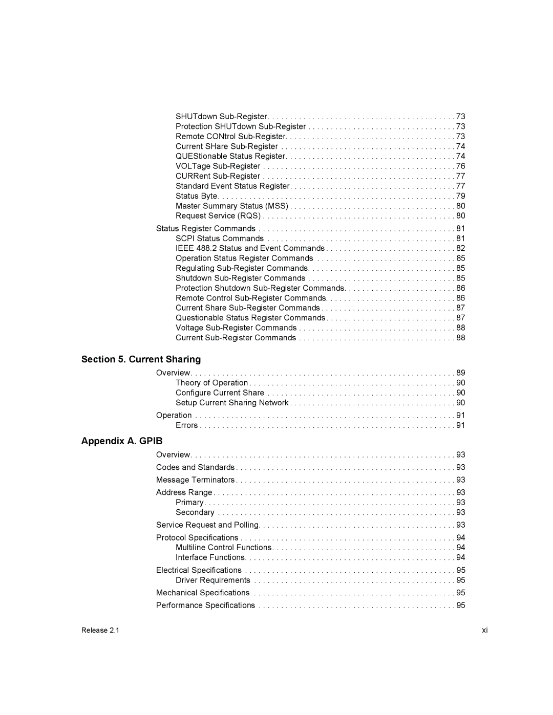 Xantrex Technology GPIB-M-XHR, GPIB-M-XT, GPIB-M-XPD, GPIB-M-XFR3, GPIB-M-HPD manual Current Sharing 