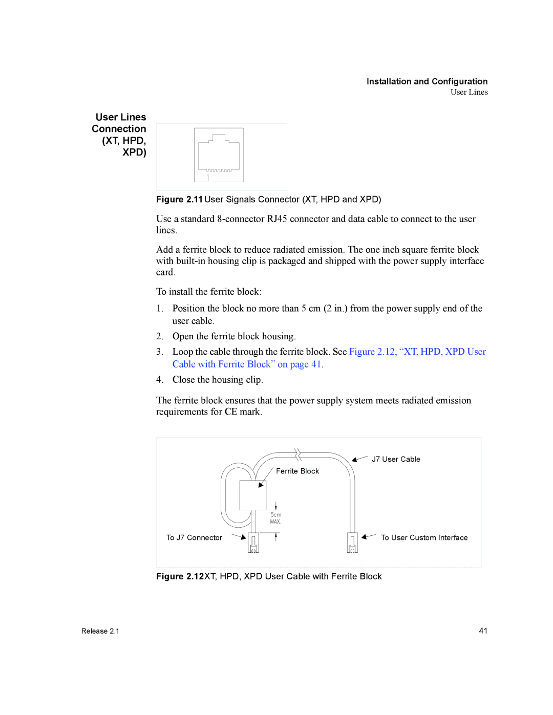 Xantrex Technology GPIB-M-XHR, GPIB-M-XT, GPIB-M-XPD, GPIB-M-XFR3, GPIB-M-HPD manual User Lines Connection, Xt, Hpd Xpd 