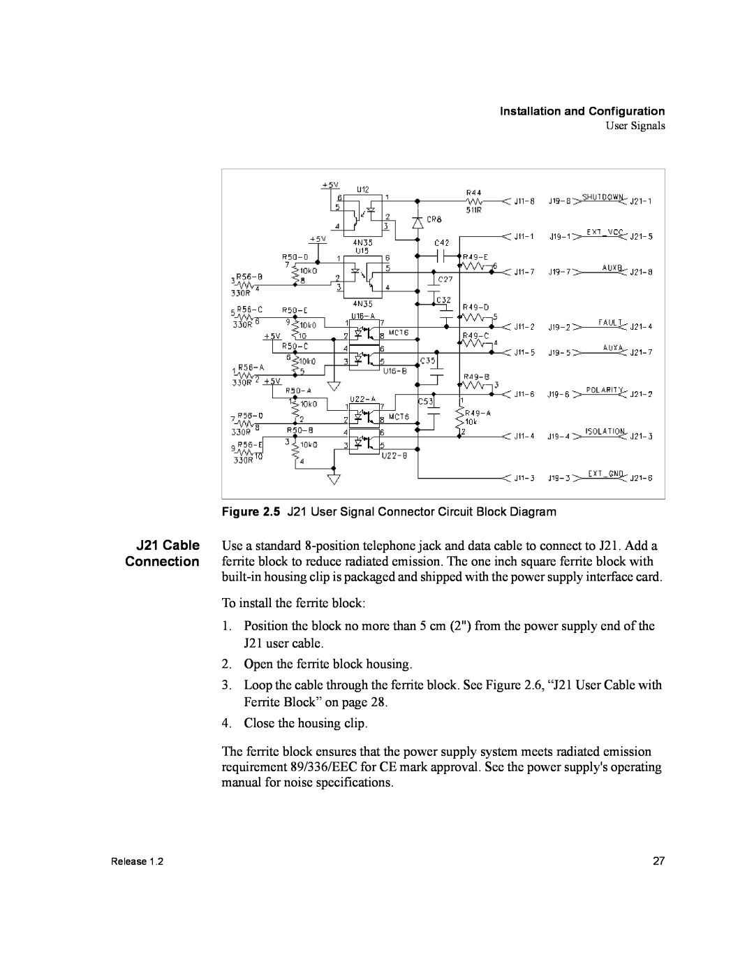 Xantrex Technology GPIB-XPD manual To install the ferrite block 
