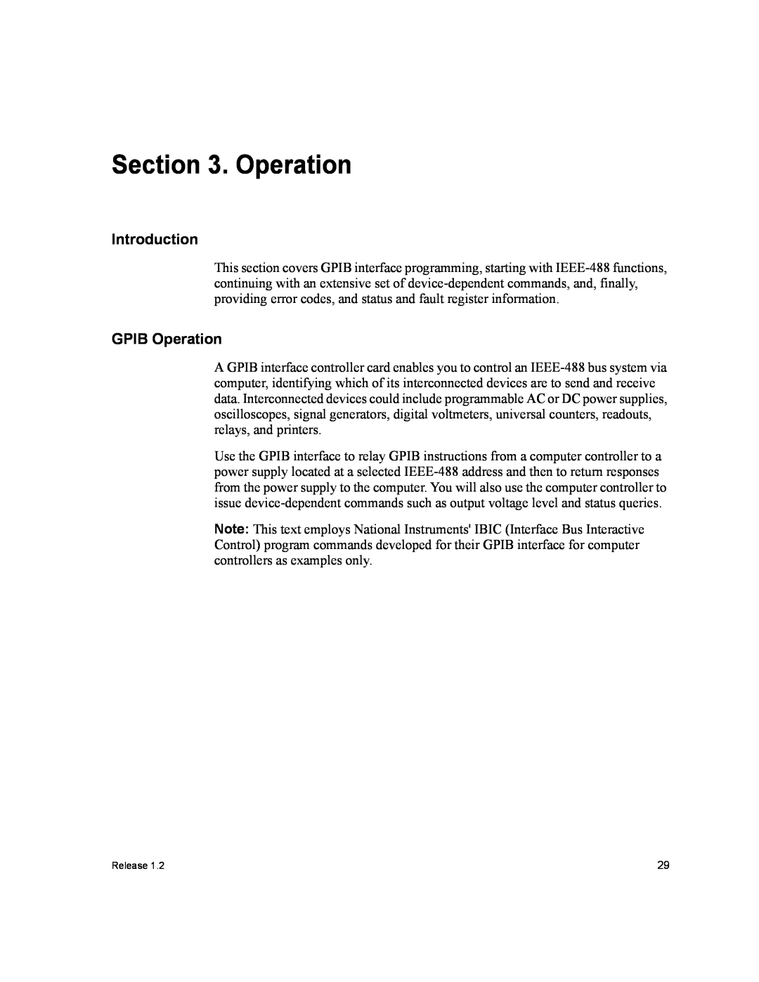 Xantrex Technology GPIB-XPD manual GPIB Operation, Introduction 