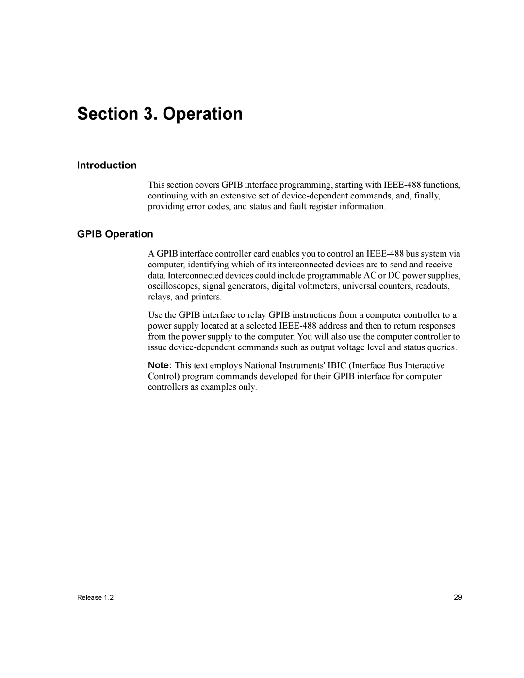 Xantrex Technology GPIB-XPD manual Gpib Operation 