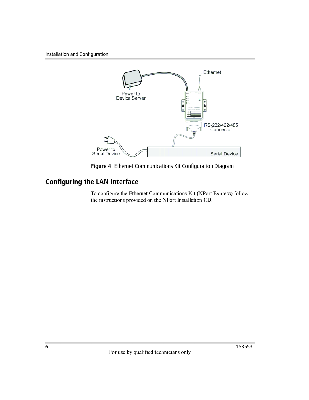 Xantrex Technology GT Series Configuring the LAN Interface, Ethernet Communications Kit Configuration Diagram, 153553 