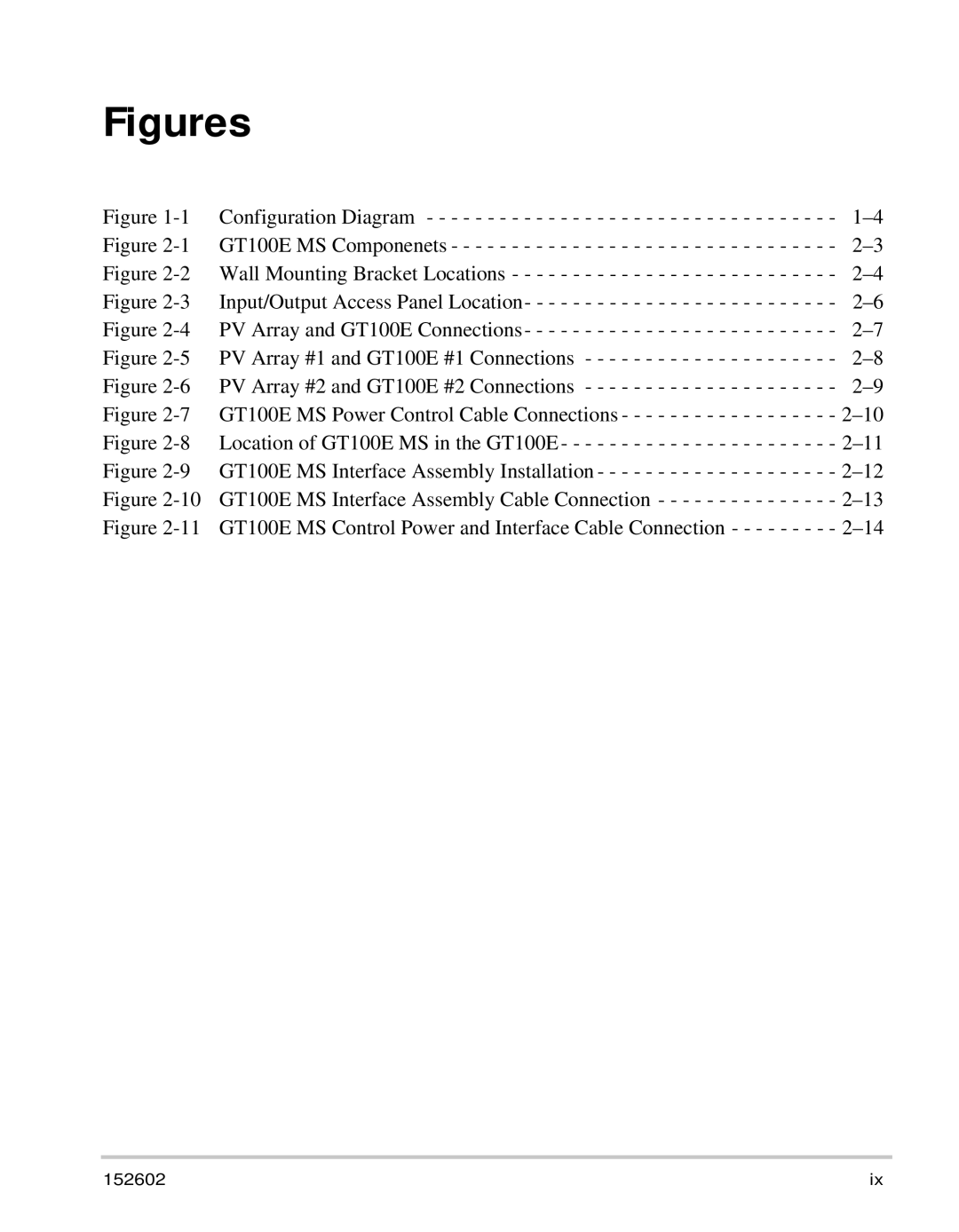 Xantrex Technology GT100E owner manual Figures 