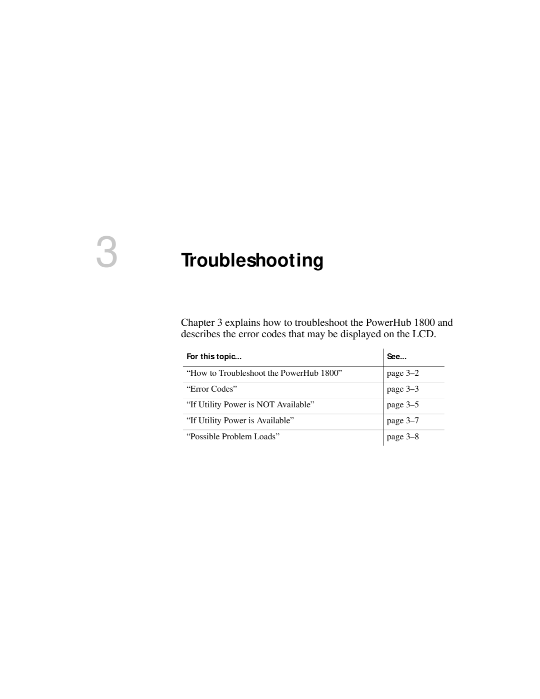 Xantrex Technology PH1800 manual Troubleshooting 