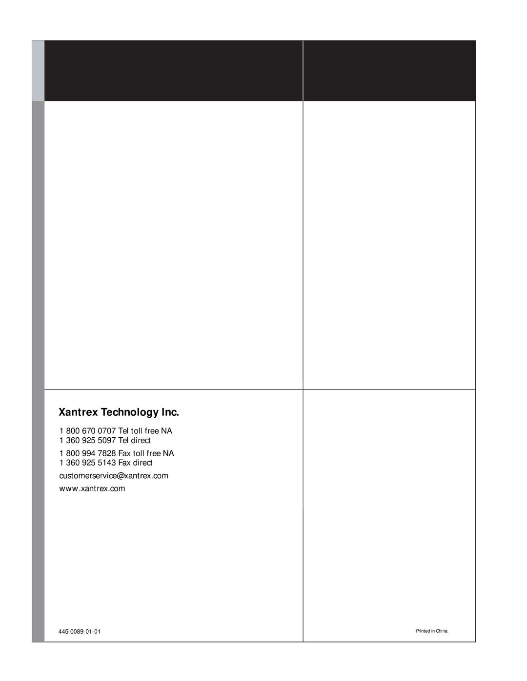 Xantrex Technology PROsine 2.0 user manual Xantrex Technology Inc 