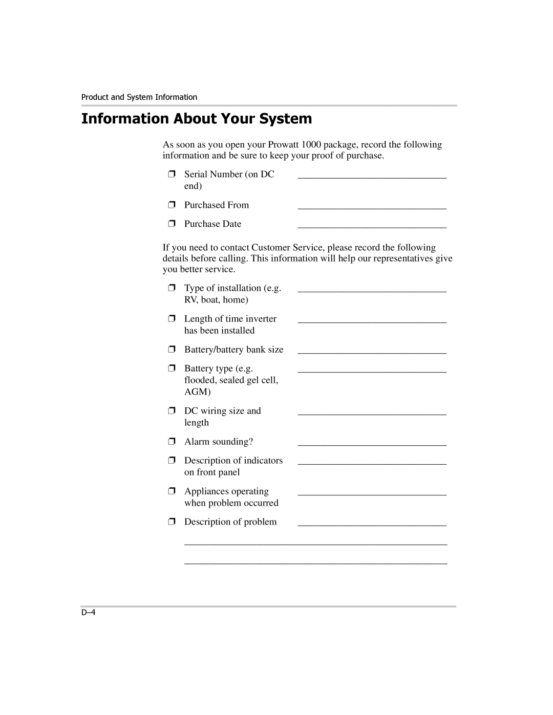 Xantrex Technology PROwatt 1000 manual Information About Your System, Agm 