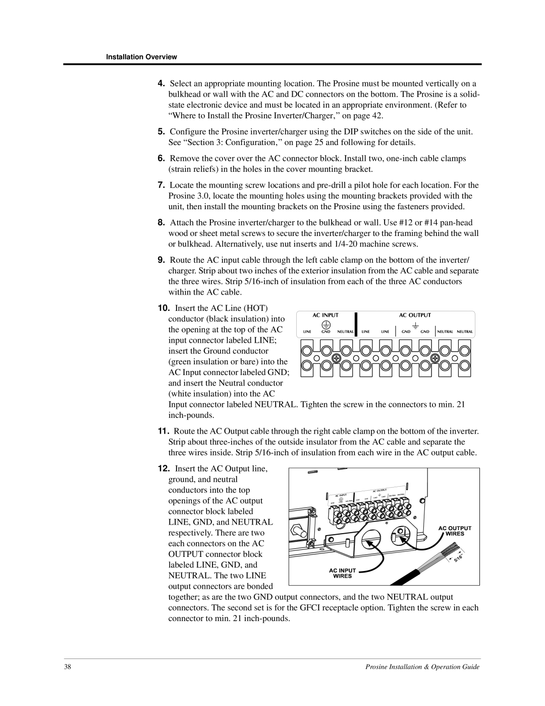 Xantrex Technology PS3.0, PS2.5 installation and operation guide Installation Overview 