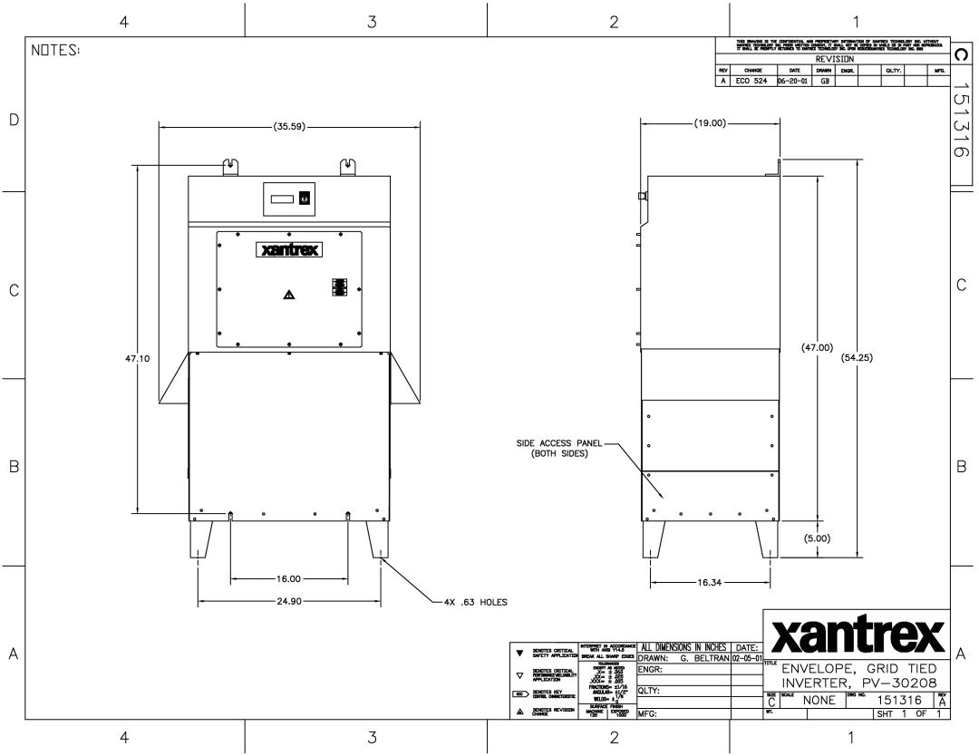 Xantrex Technology PV-30208 important safety instructions 