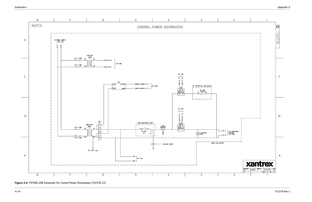 Xantrex Technology PV100S-208 manual Schematics 