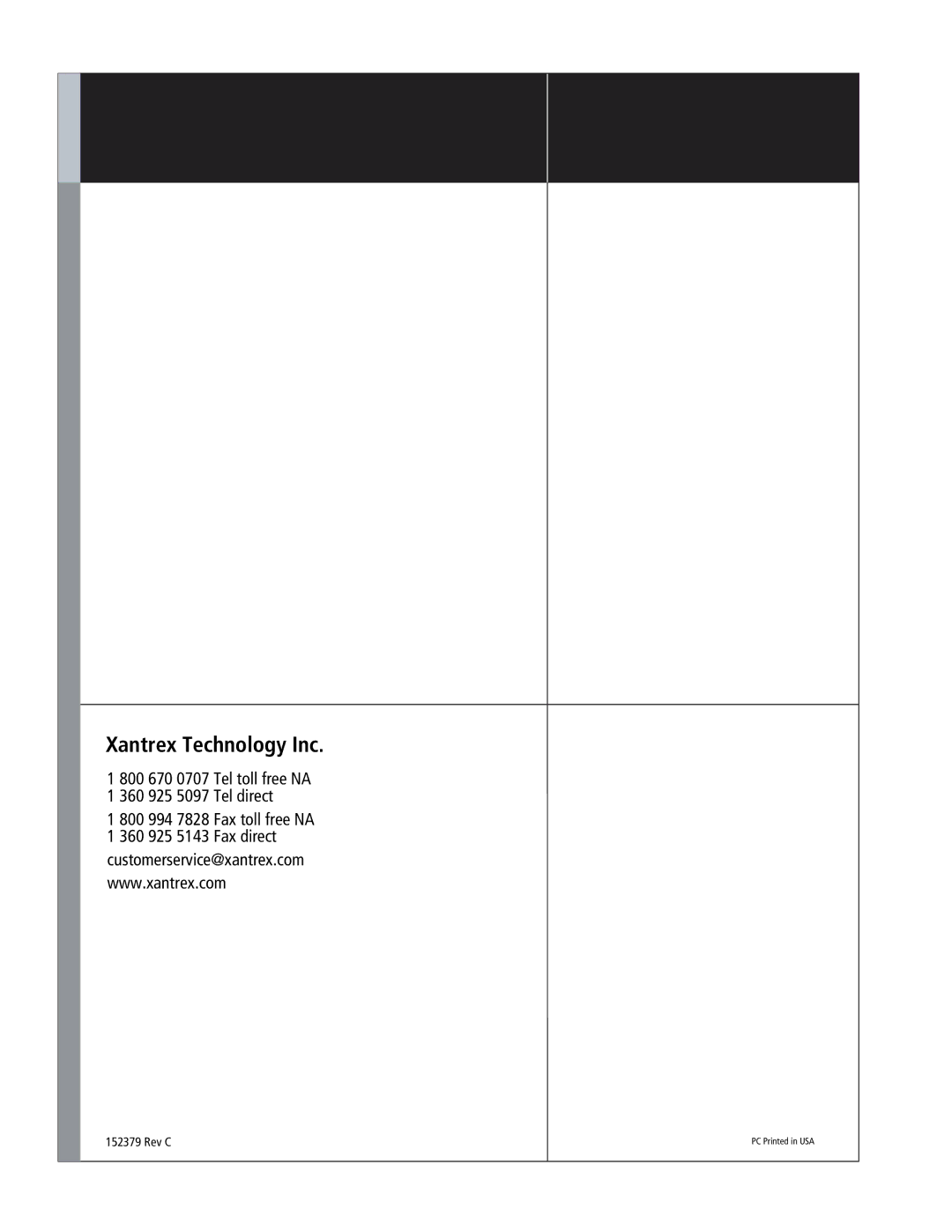 Xantrex Technology PV100S-208 manual Xantrex Technology Inc 