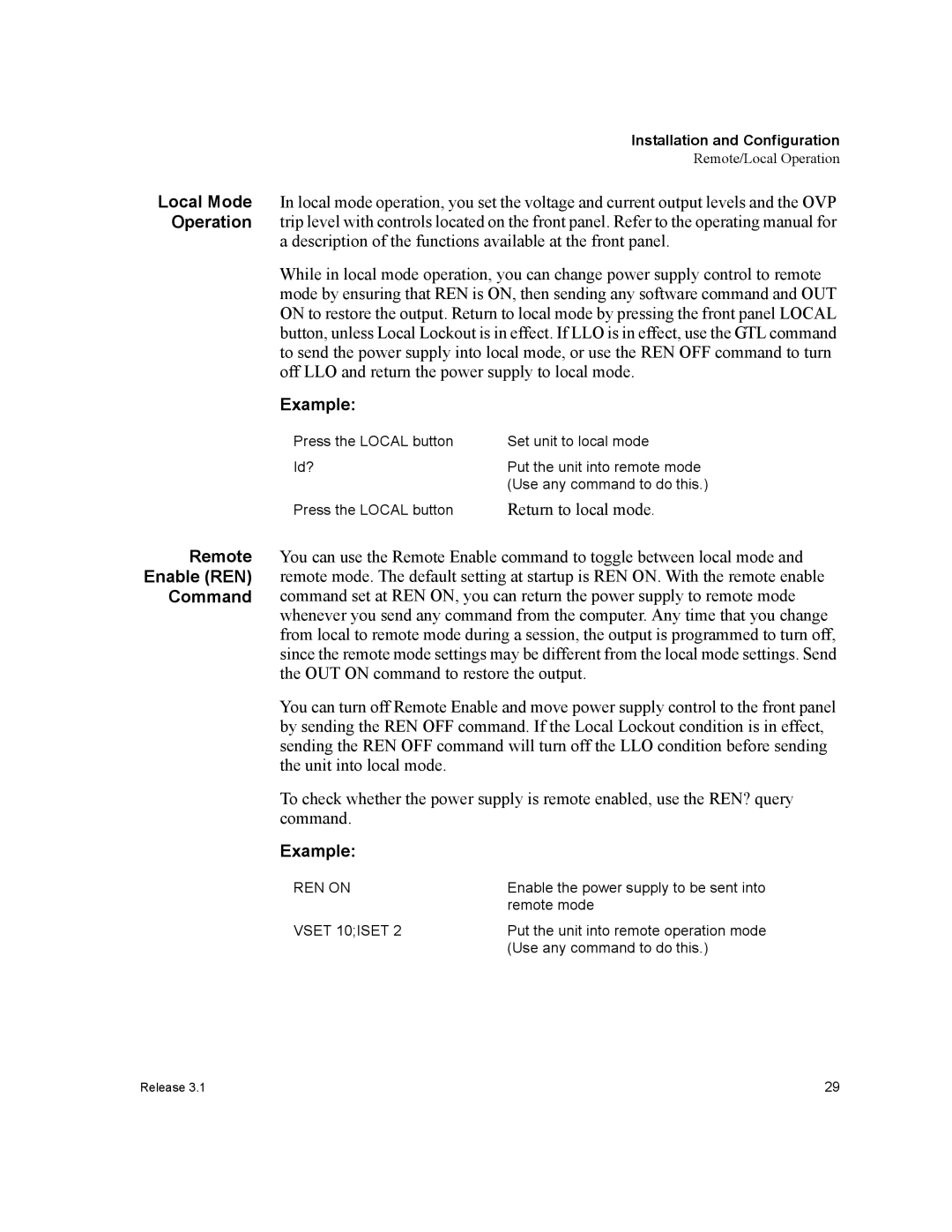 Xantrex Technology RS232-XHR manual Example 