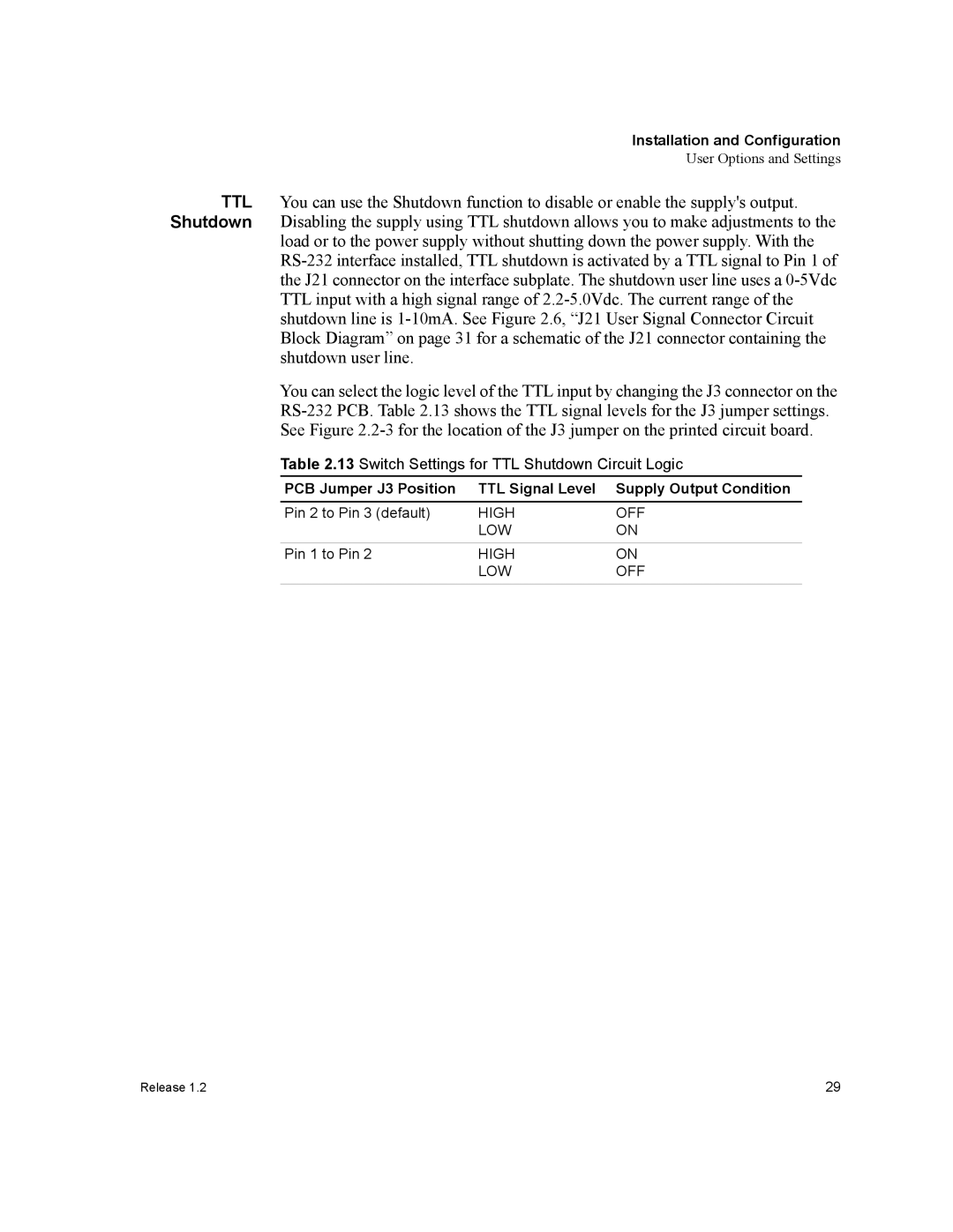 Xantrex Technology RS232-XPD manual High OFF LOW 