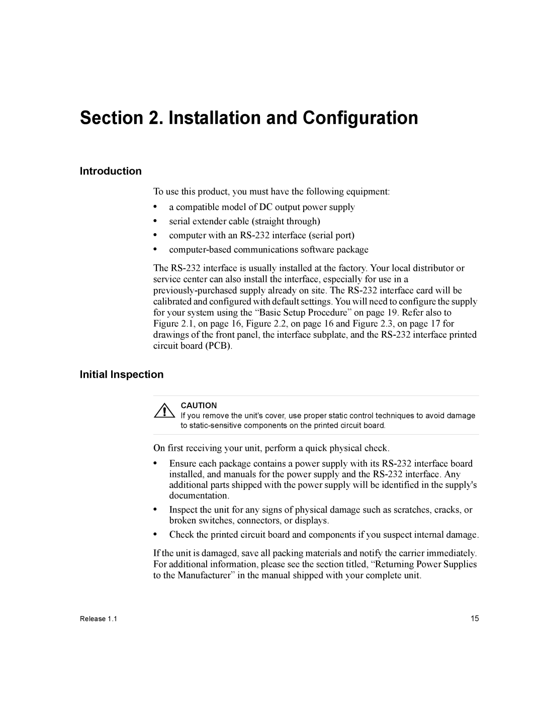 Xantrex Technology RS232-HPD, RS232-XT manual Introduction, Initial Inspection 