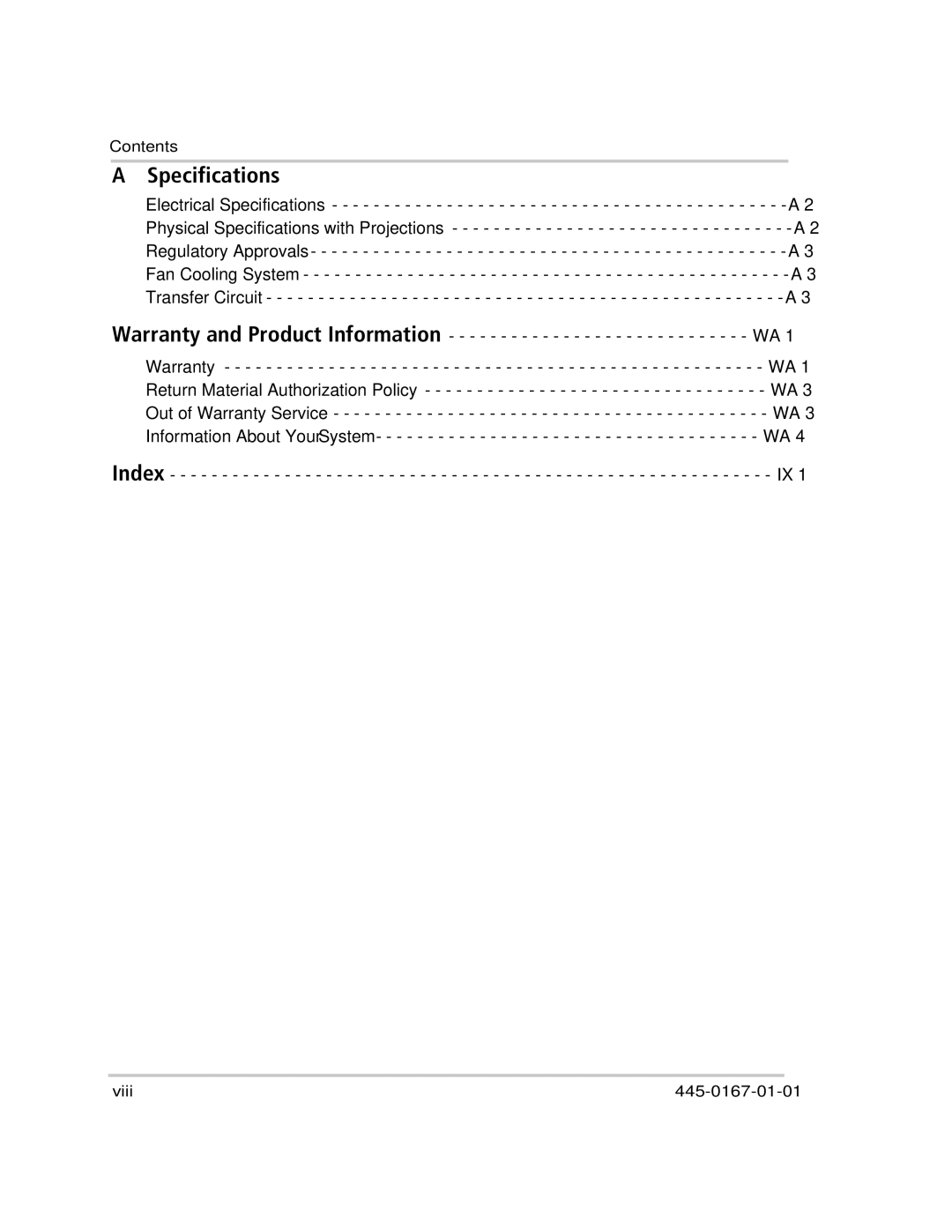 Xantrex Technology RS400 manual Specifications 