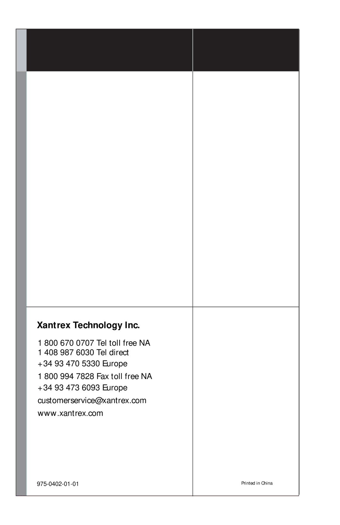 Xantrex Technology TC2012, TC1524, TC1512, TC5024, TC2024, TC6012, TC4012, TC5012, TC1012, TC3024, TC3012 Xantrex Technology Inc 