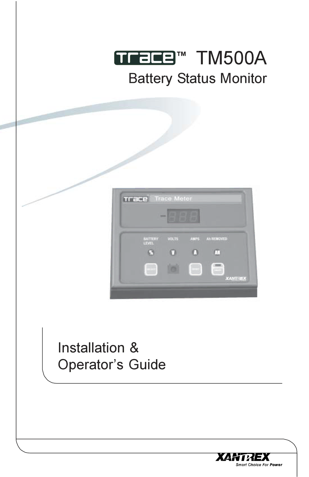 Xantrex Technology TM500A manual 