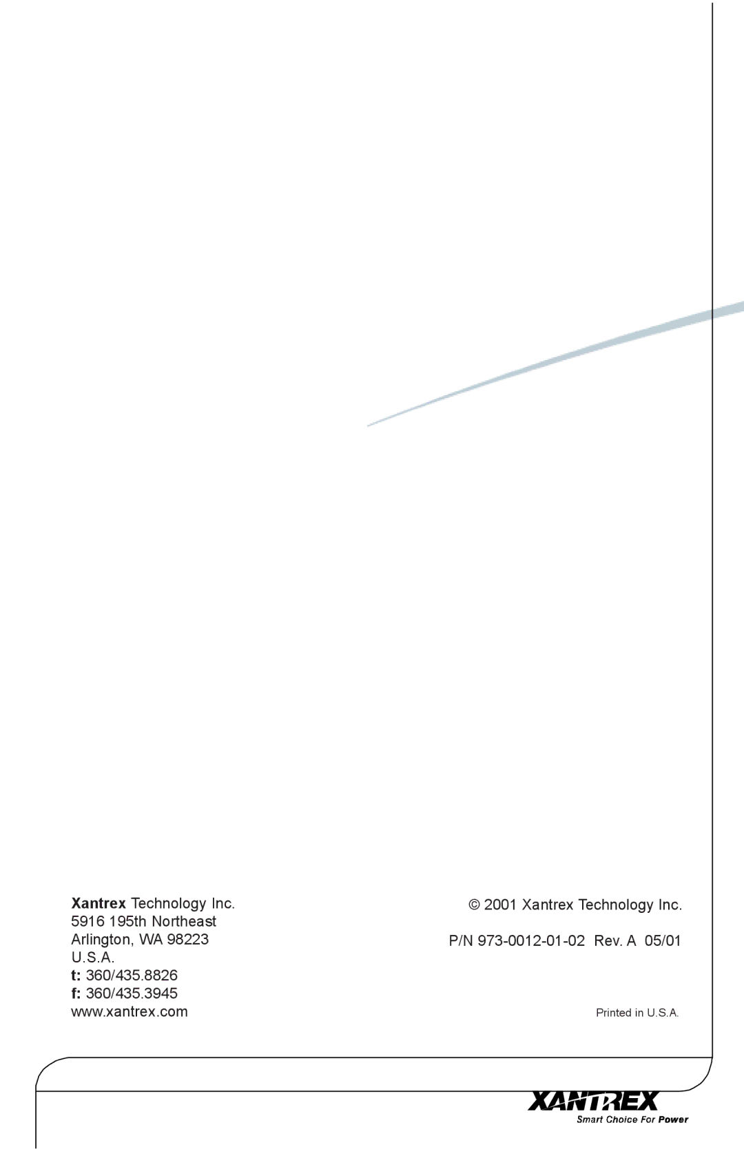 Xantrex Technology TM500A manual 