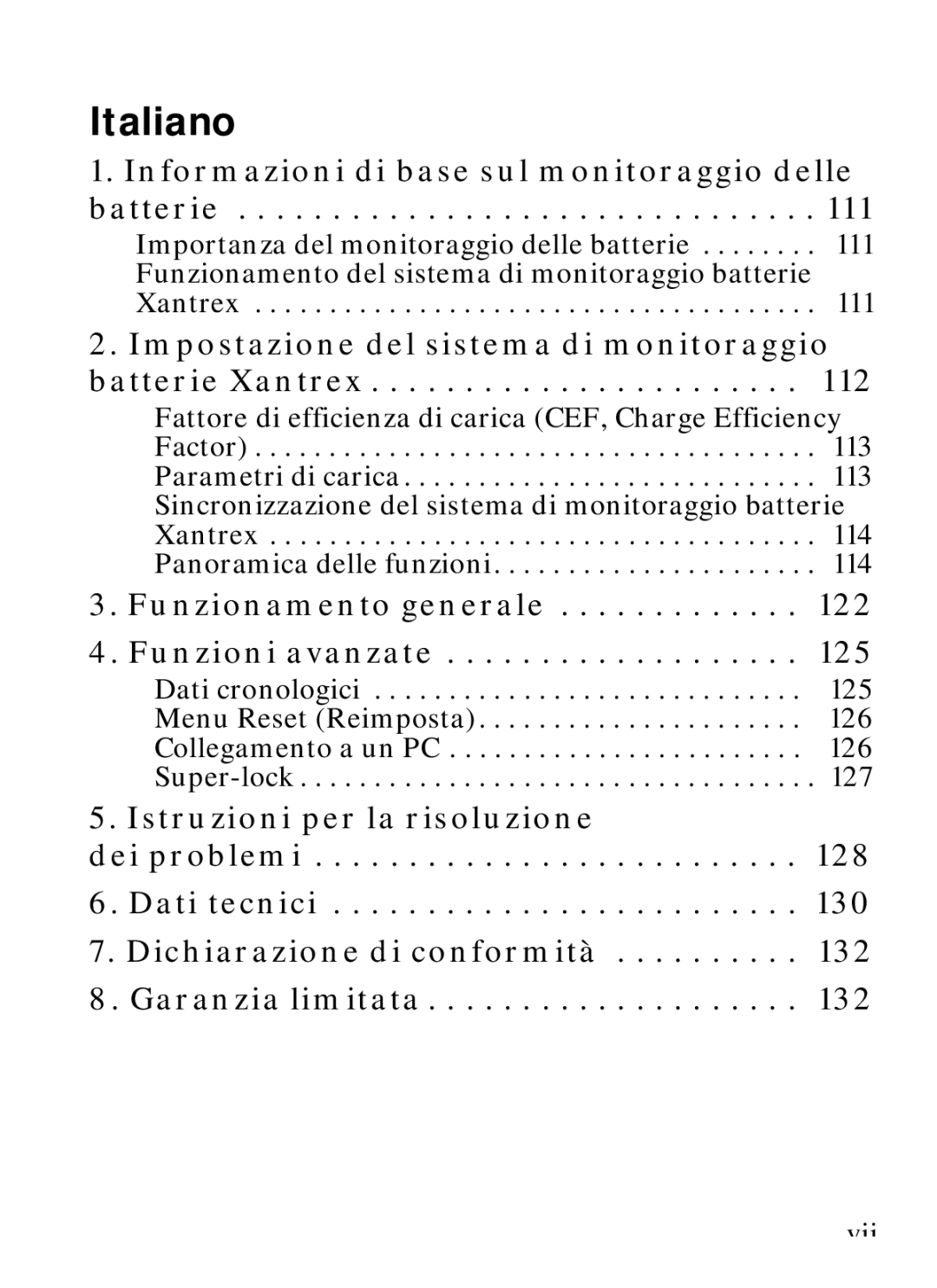 Xantrex Technology Xantrex Battery Monitor manual Italiano 