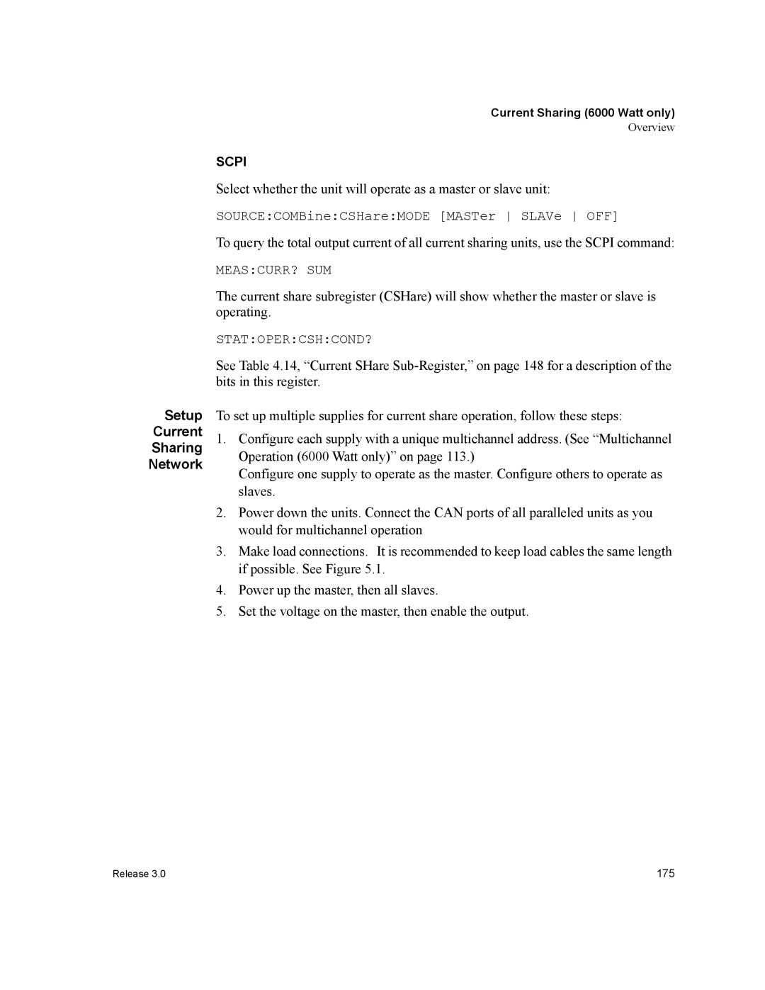 Xantrex Technology XDC manual Setup Current Sharing Network 