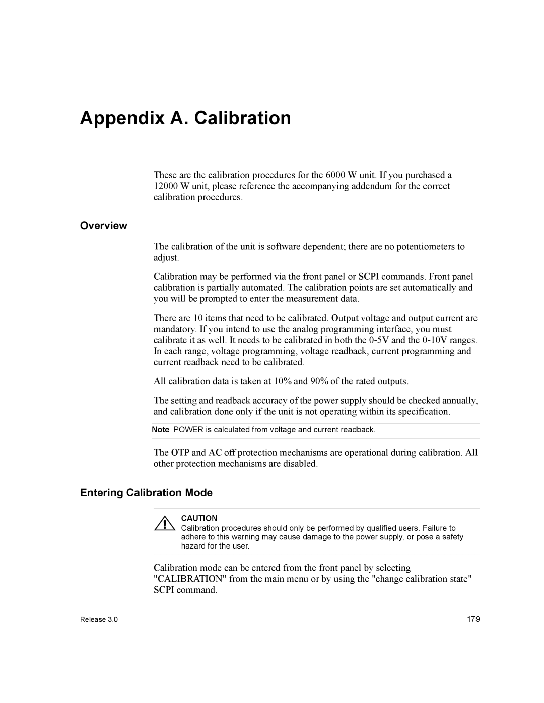 Xantrex Technology XDC manual Appendix A. Calibration, Entering Calibration Mode 