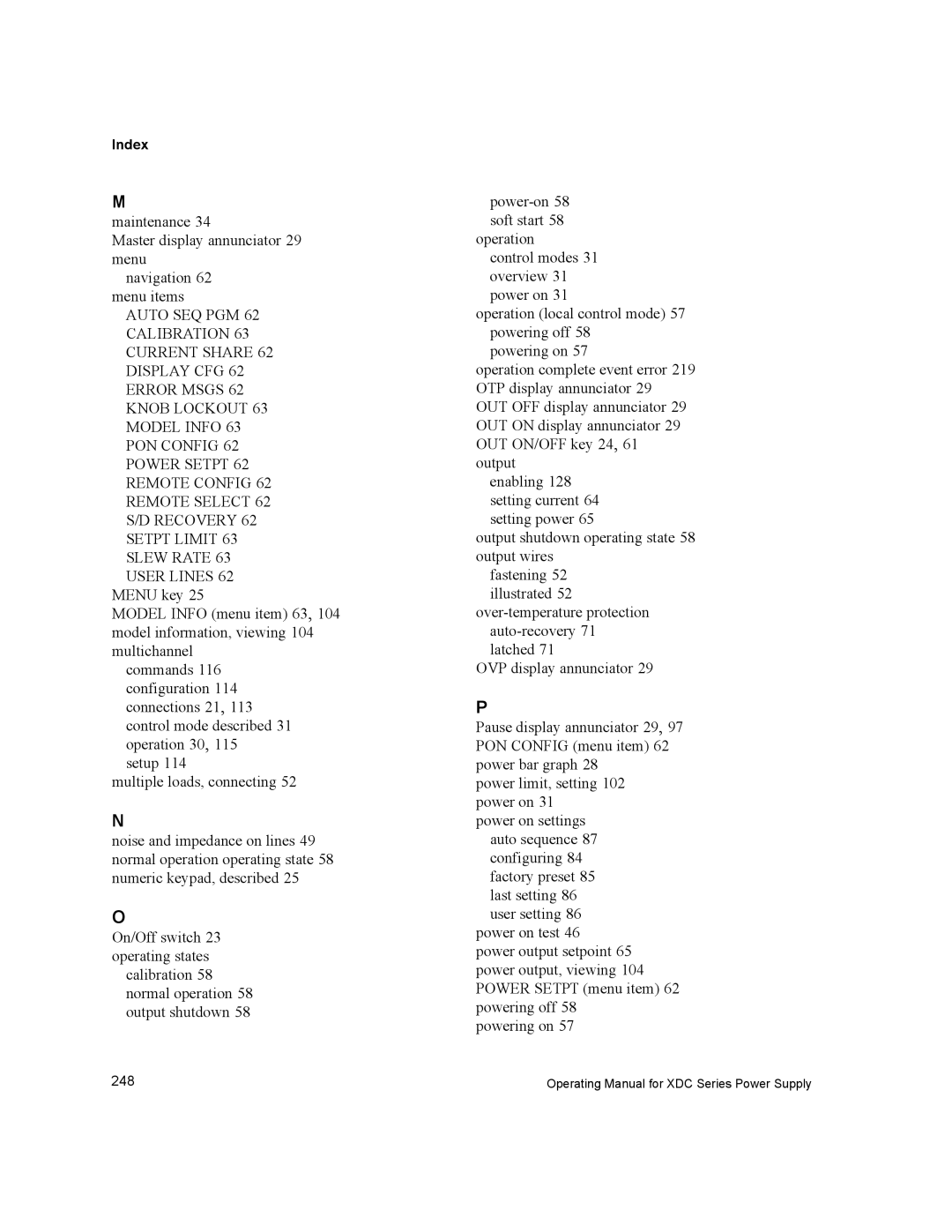 Xantrex Technology XDC manual 248 