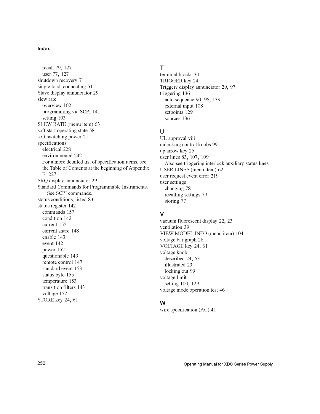 Xantrex Technology XDC manual 250 