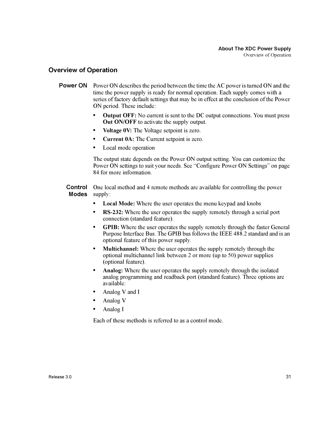 Xantrex Technology XDC manual Overview of Operation 