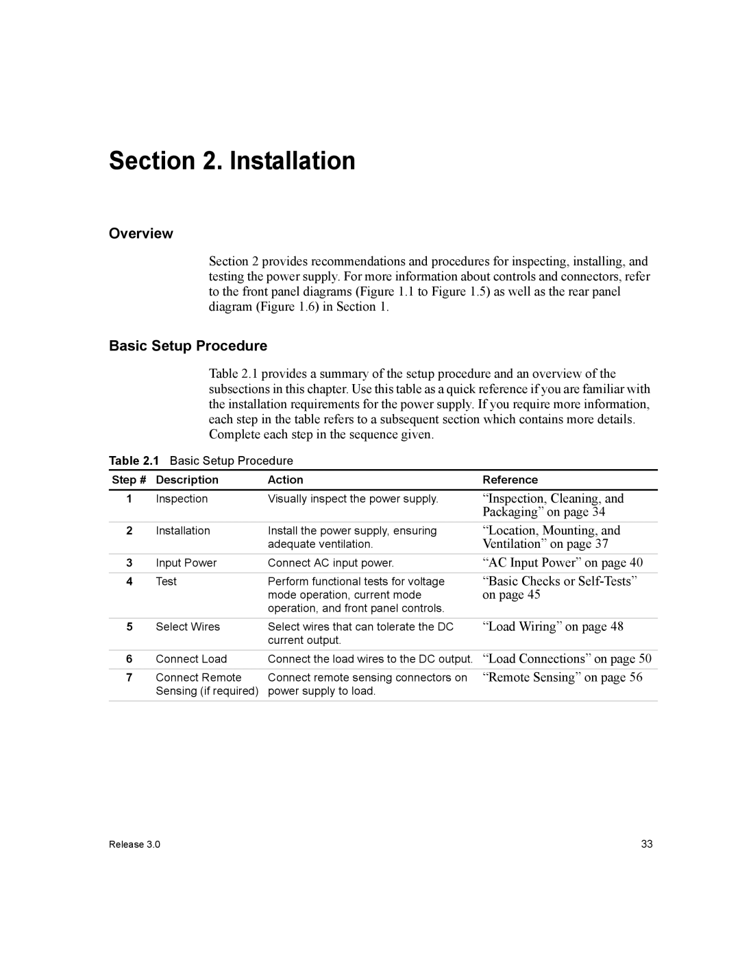 Xantrex Technology XDC manual Basic Setup Procedure 