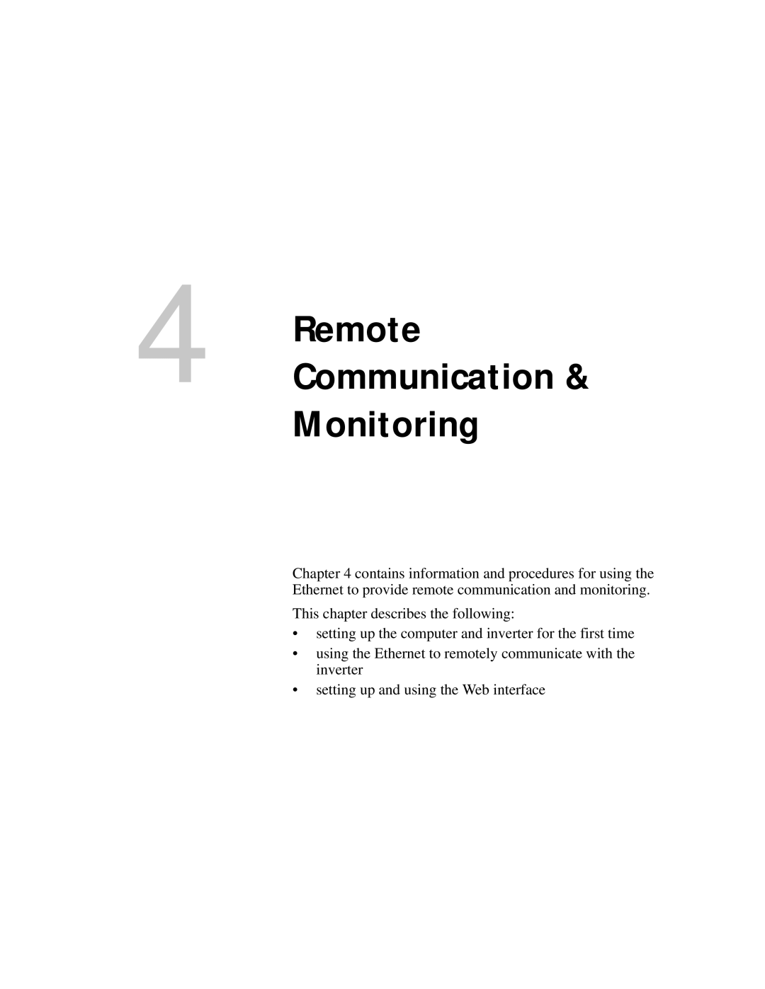 Xantrex Technology XDI2048 manual Monitoring 