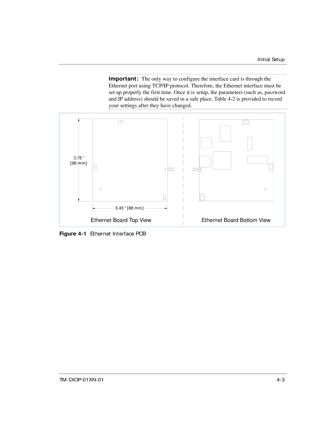 Xantrex Technology XDI2048 manual Ethernet Interface PCB, Initial Setup 