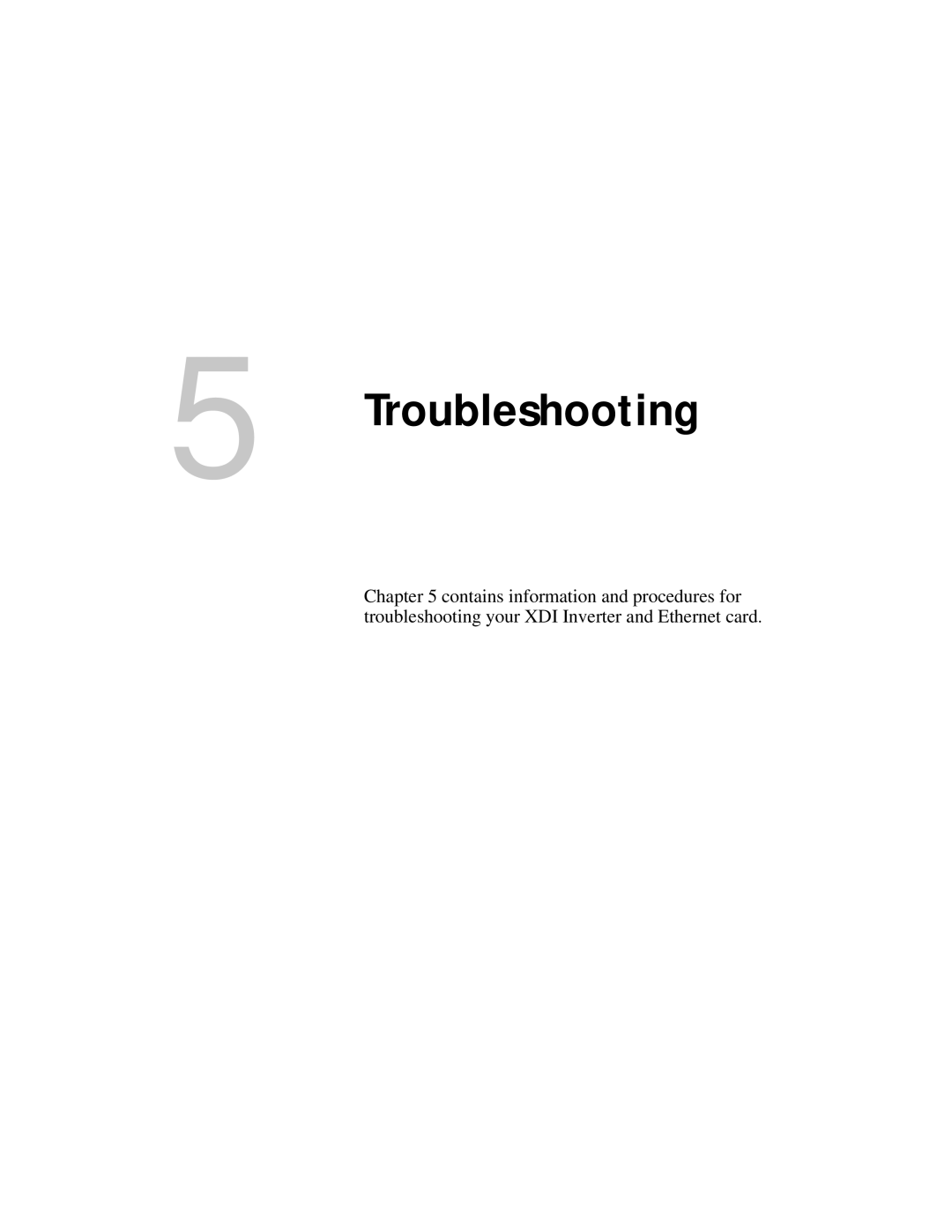 Xantrex Technology XDI2048 manual Troubleshooting 