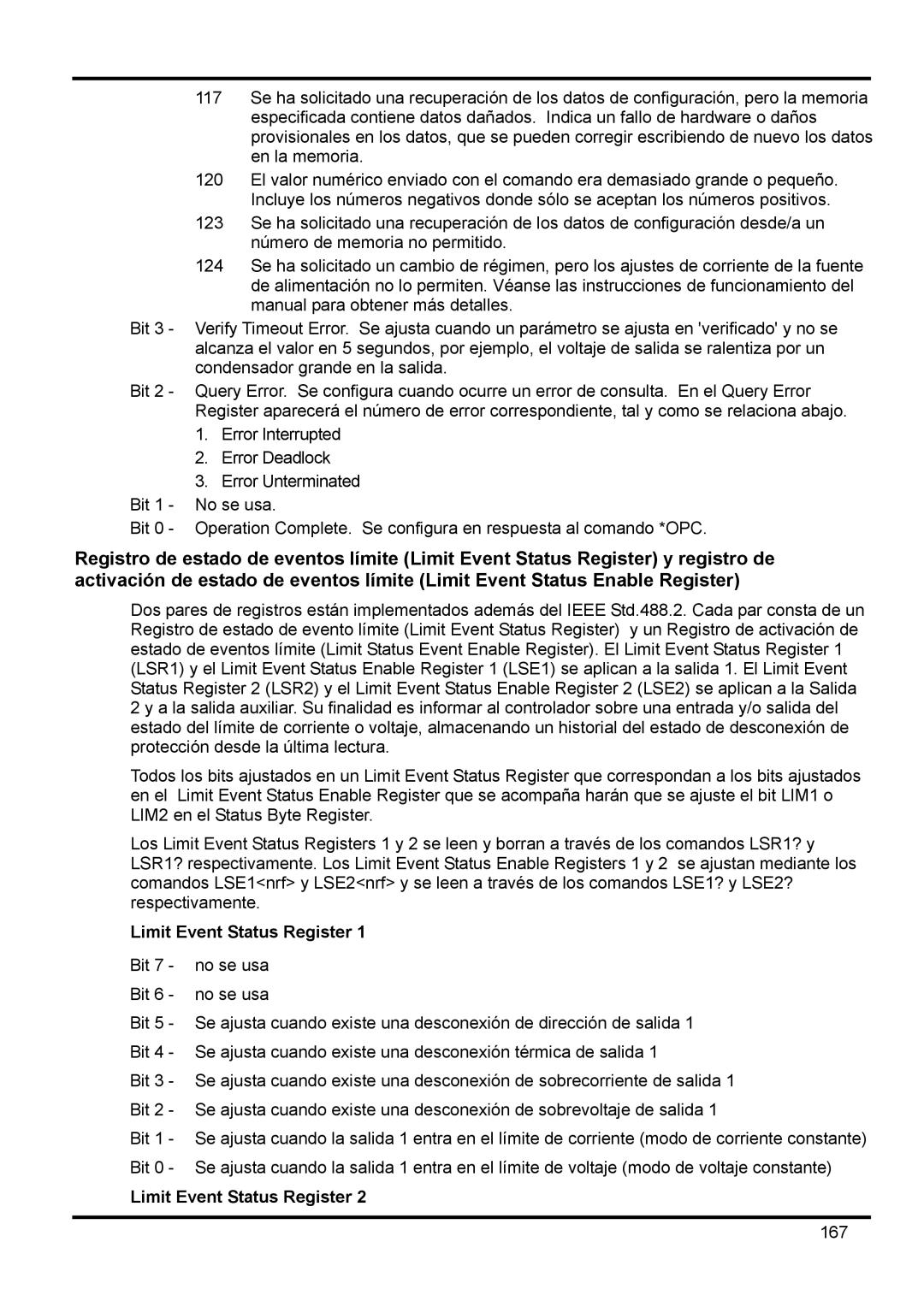 Xantrex Technology XDL 35-5TP manual 167 