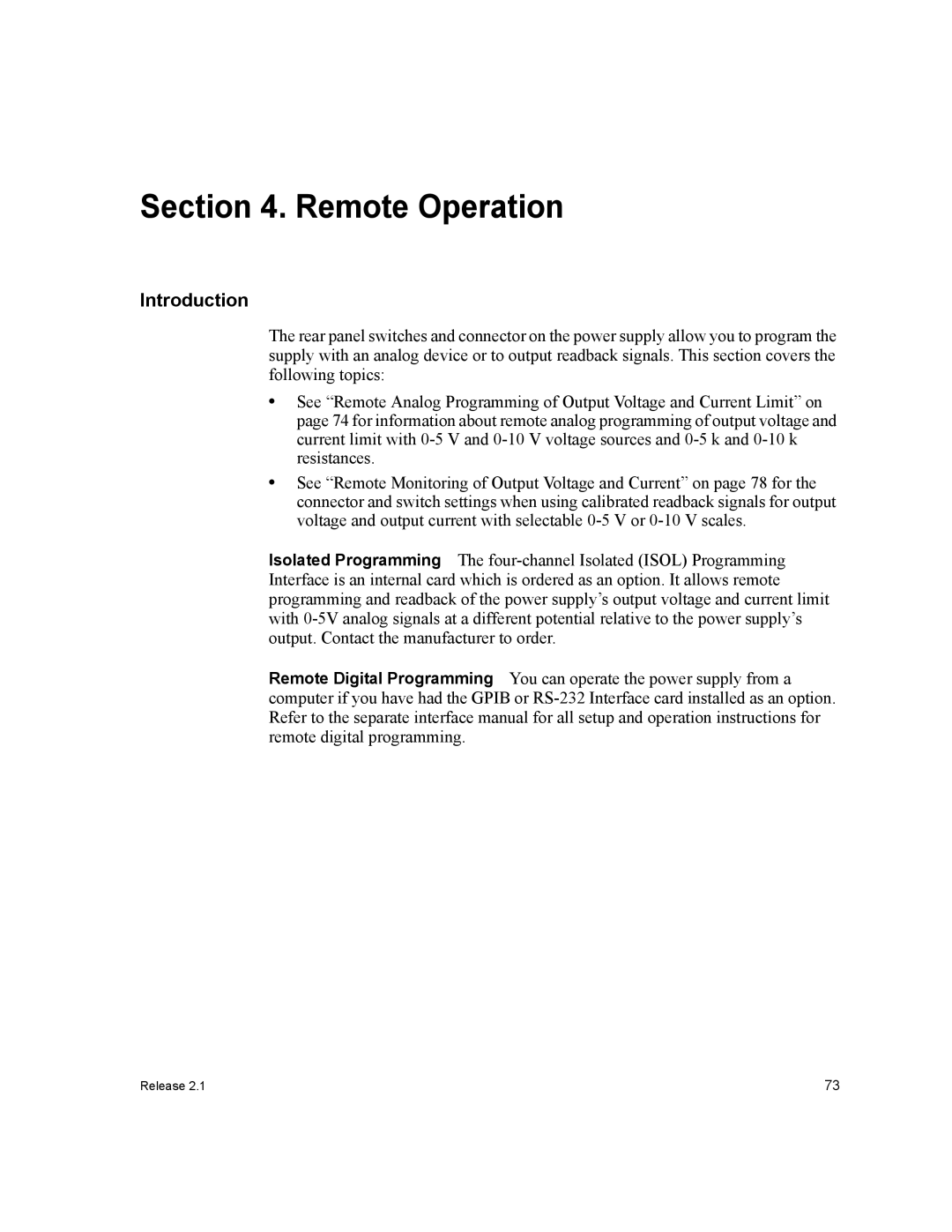 Xantrex Technology XFR 2800 manual Remote Operation 