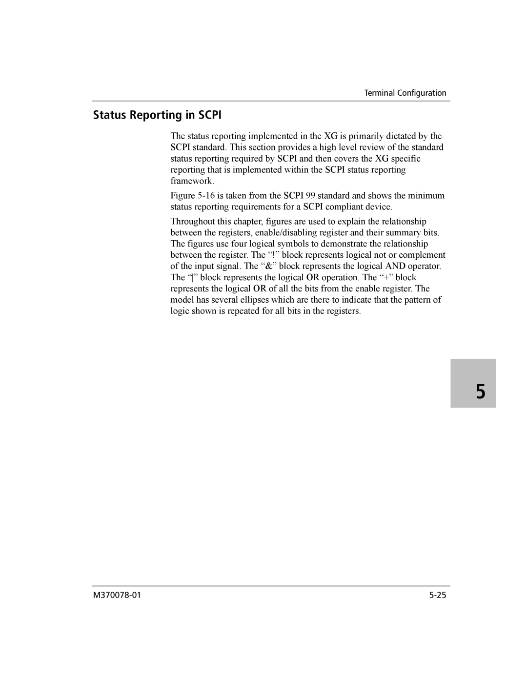 Xantrex Technology XG 850 manual Status Reporting in Scpi 