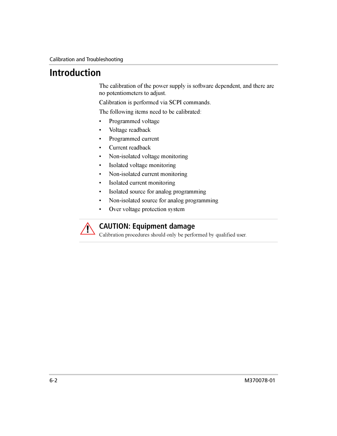 Xantrex Technology XG 850 manual Calibration and Troubleshooting 