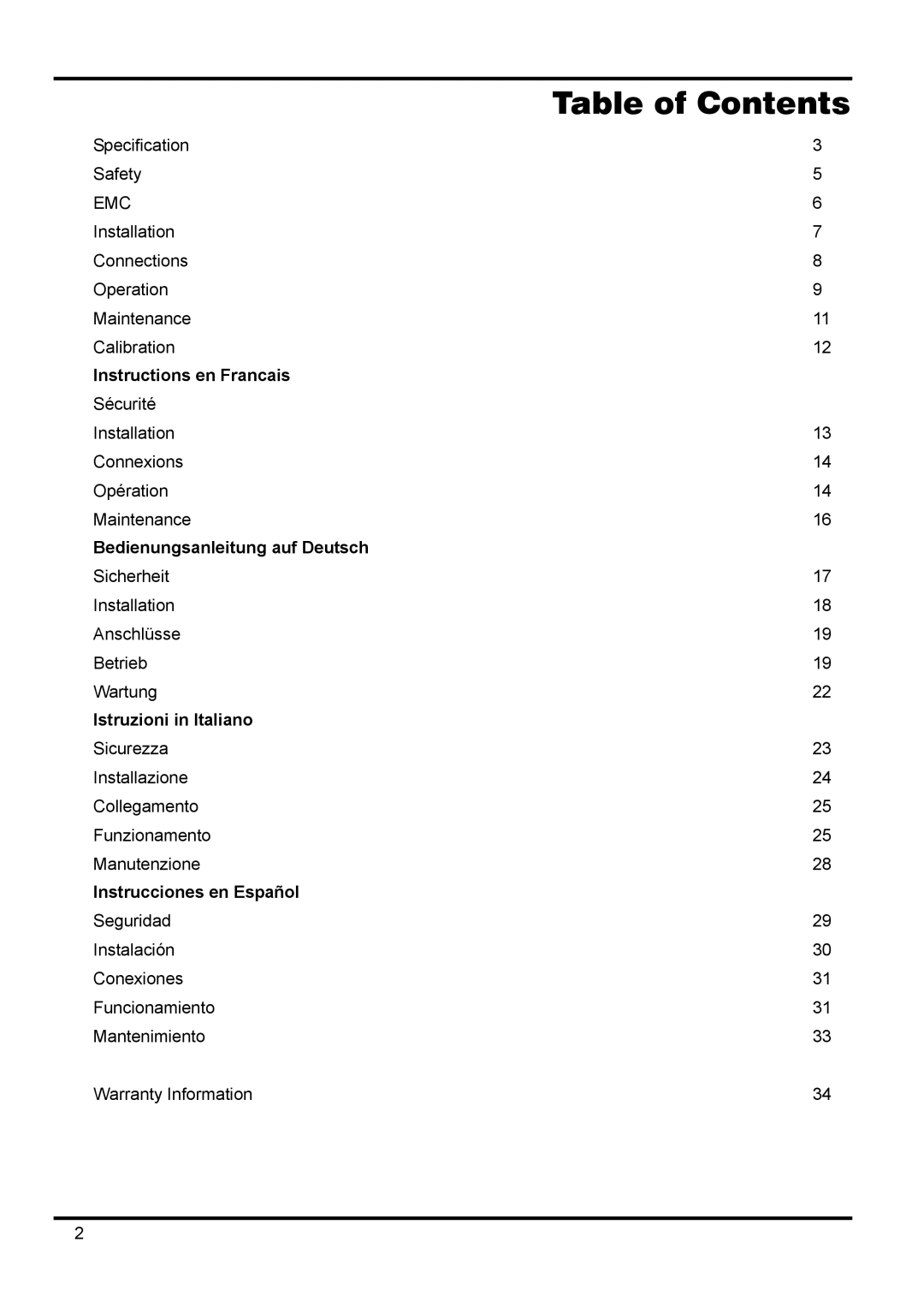 Xantrex Technology XPF 35-10 manual Table of Contents 