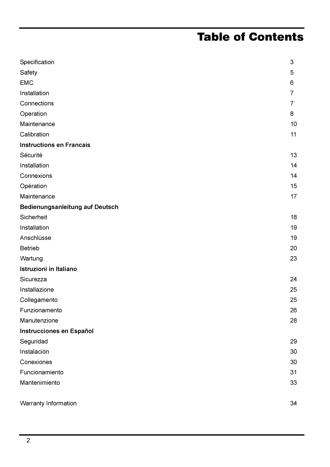 Xantrex Technology XPF 60-20 manual Table of Contents 