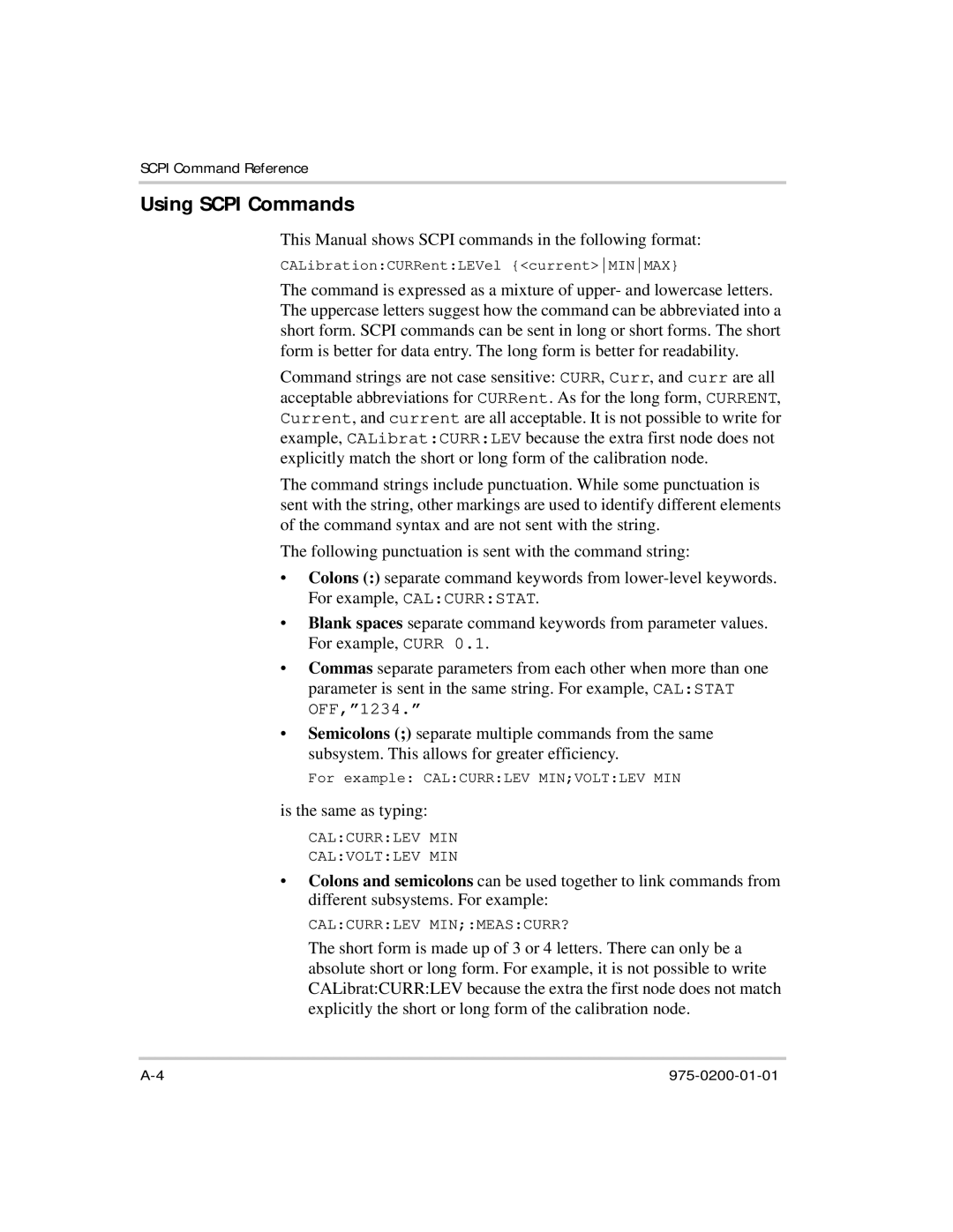 Xantrex Technology XTR 850 Watt manual Using Scpi Commands 