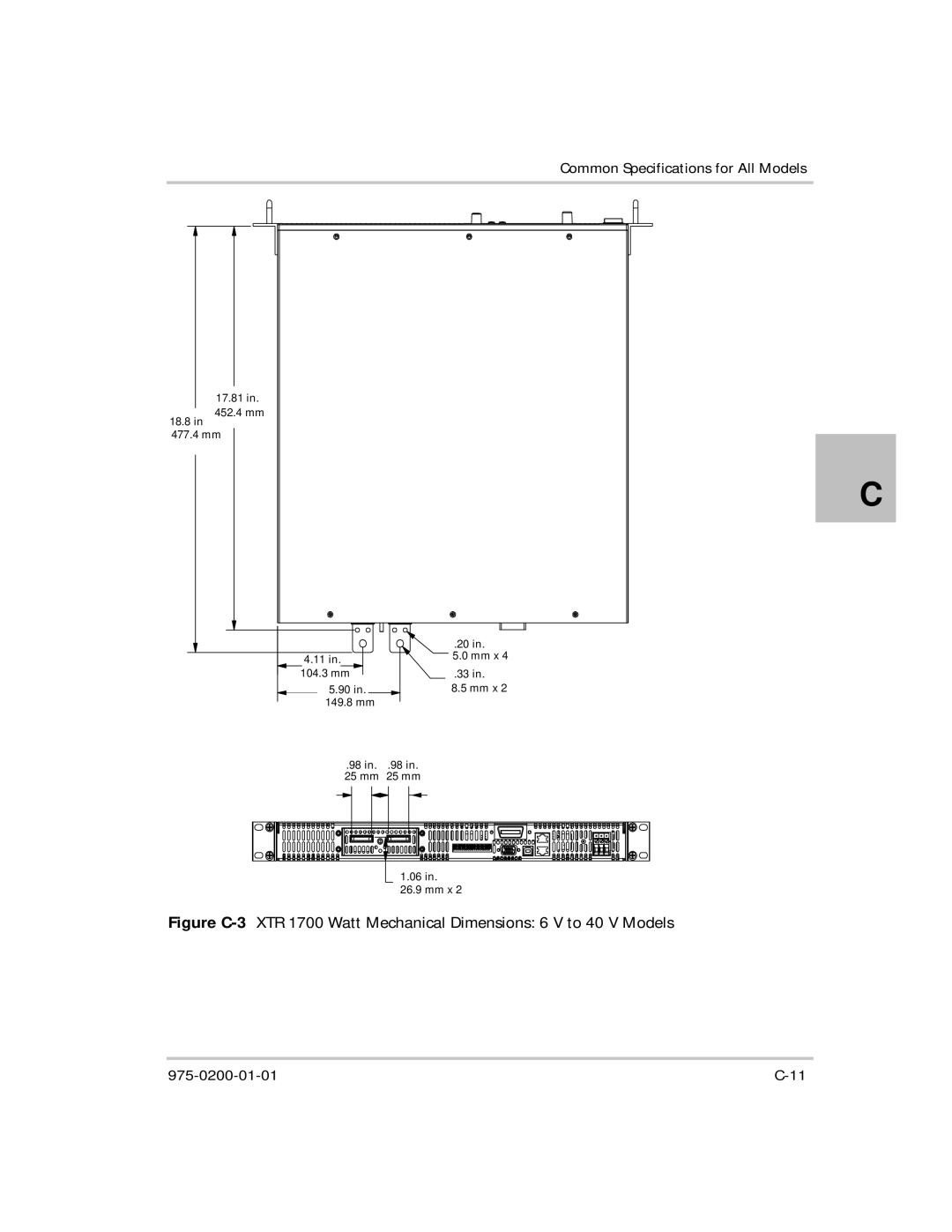 Xantrex Technology XTR 850 Watt manual Common Specifications for All Models 