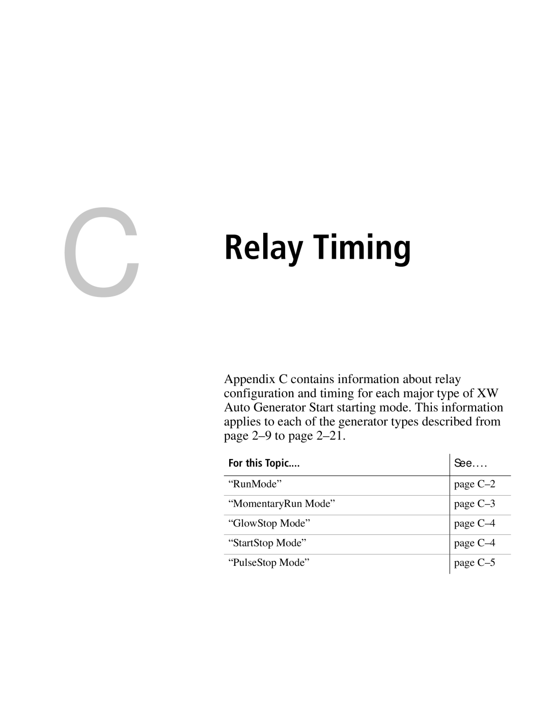 Xantrex Technology XW manual Relay Timing 