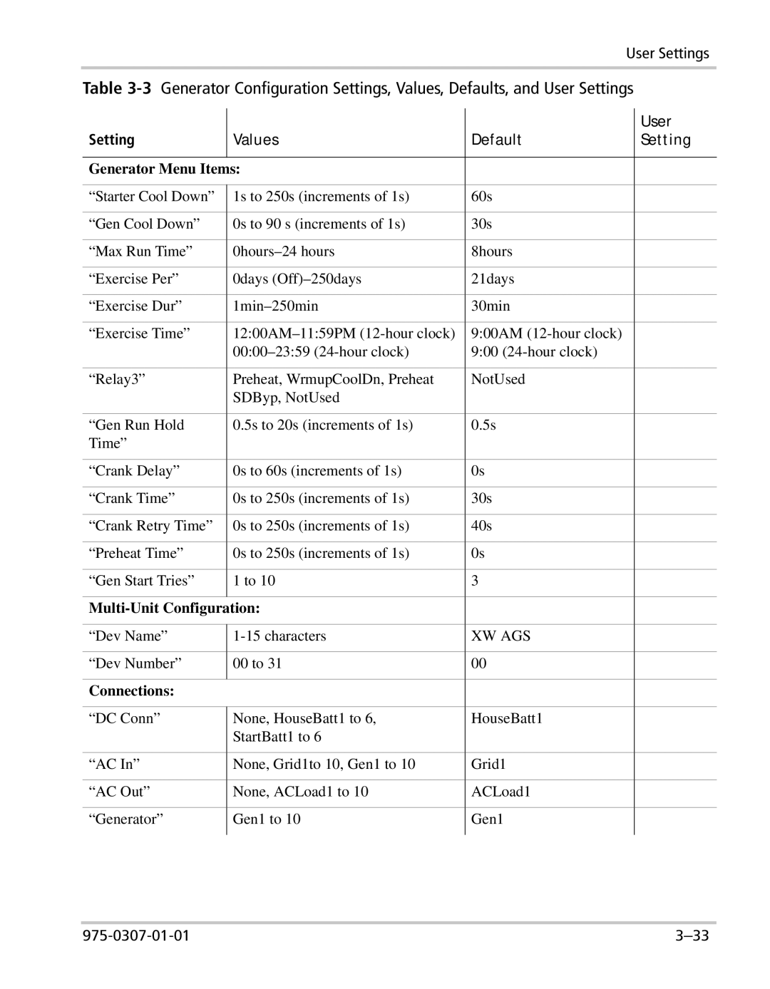 Xantrex Technology XW manual Multi-Unit Configuration 