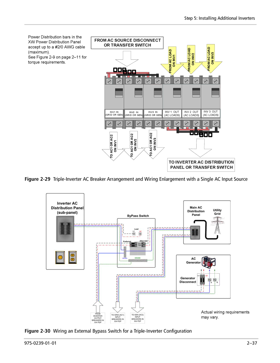 Xantrex Technology XW4024-120/240-60, XW4548-120/240-60, XW6048-120/240-60 manual 