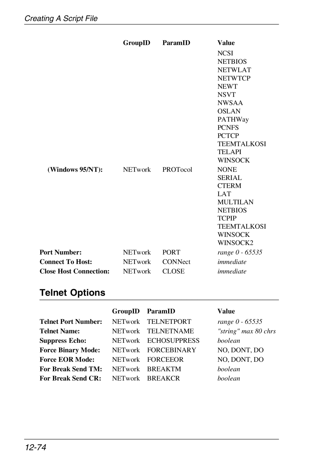 Xerox 05W, 07W & -11W manual 12-74 