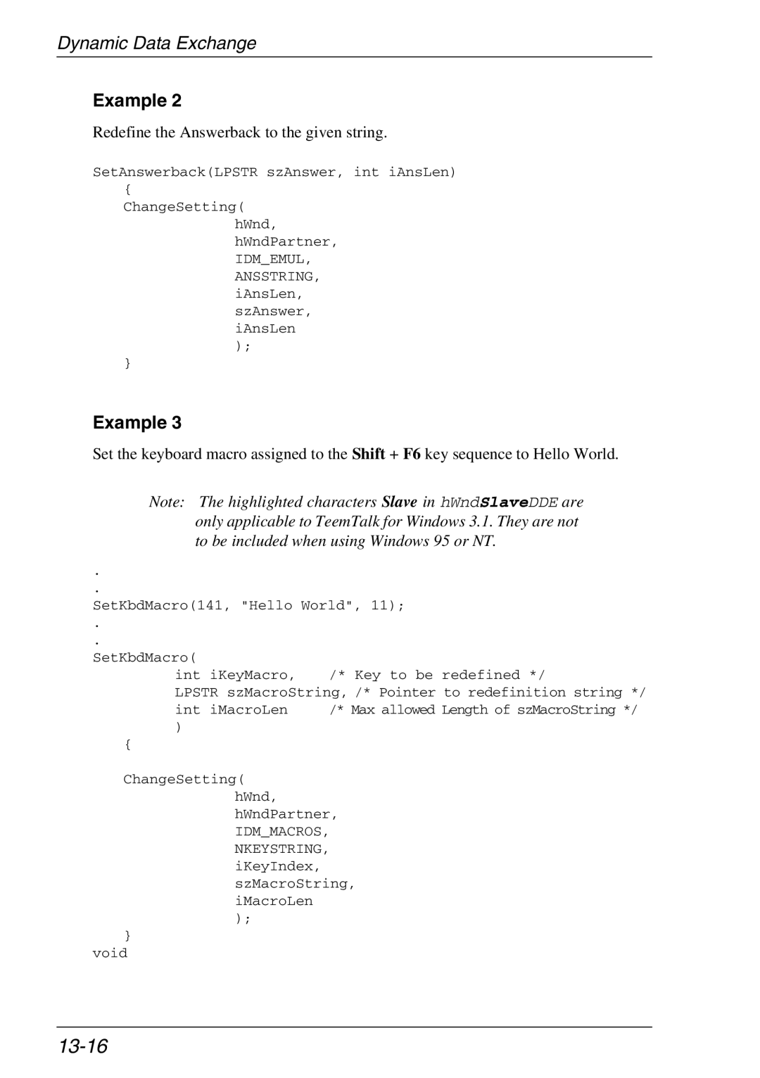 Xerox 05W, 07W & -11W manual 13-16, Redefine the Answerback to the given string 