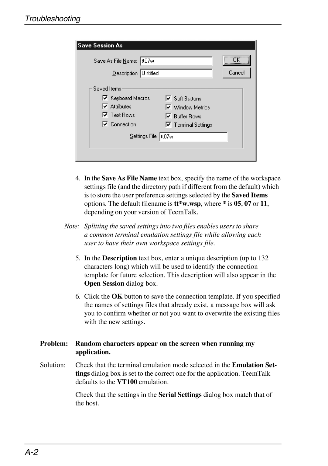 Xerox 05W, 07W & -11W manual Troubleshooting 