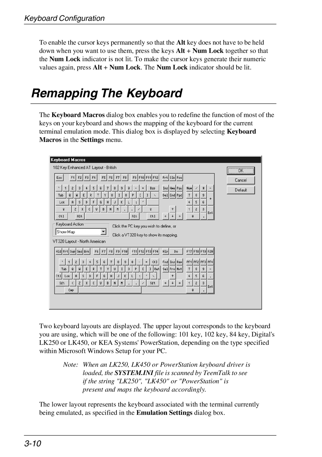 Xerox 05W, 07W & -11W manual Remapping The Keyboard 