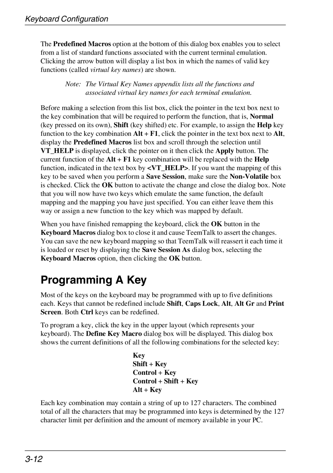 Xerox 05W, 07W & -11W manual Programming a Key 