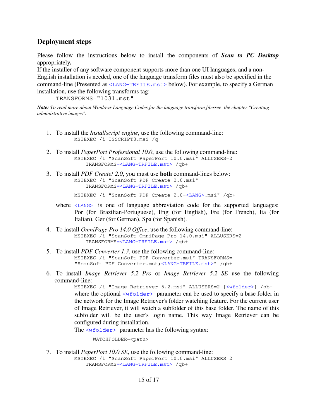 Xerox 098S04703 manual Command-line 