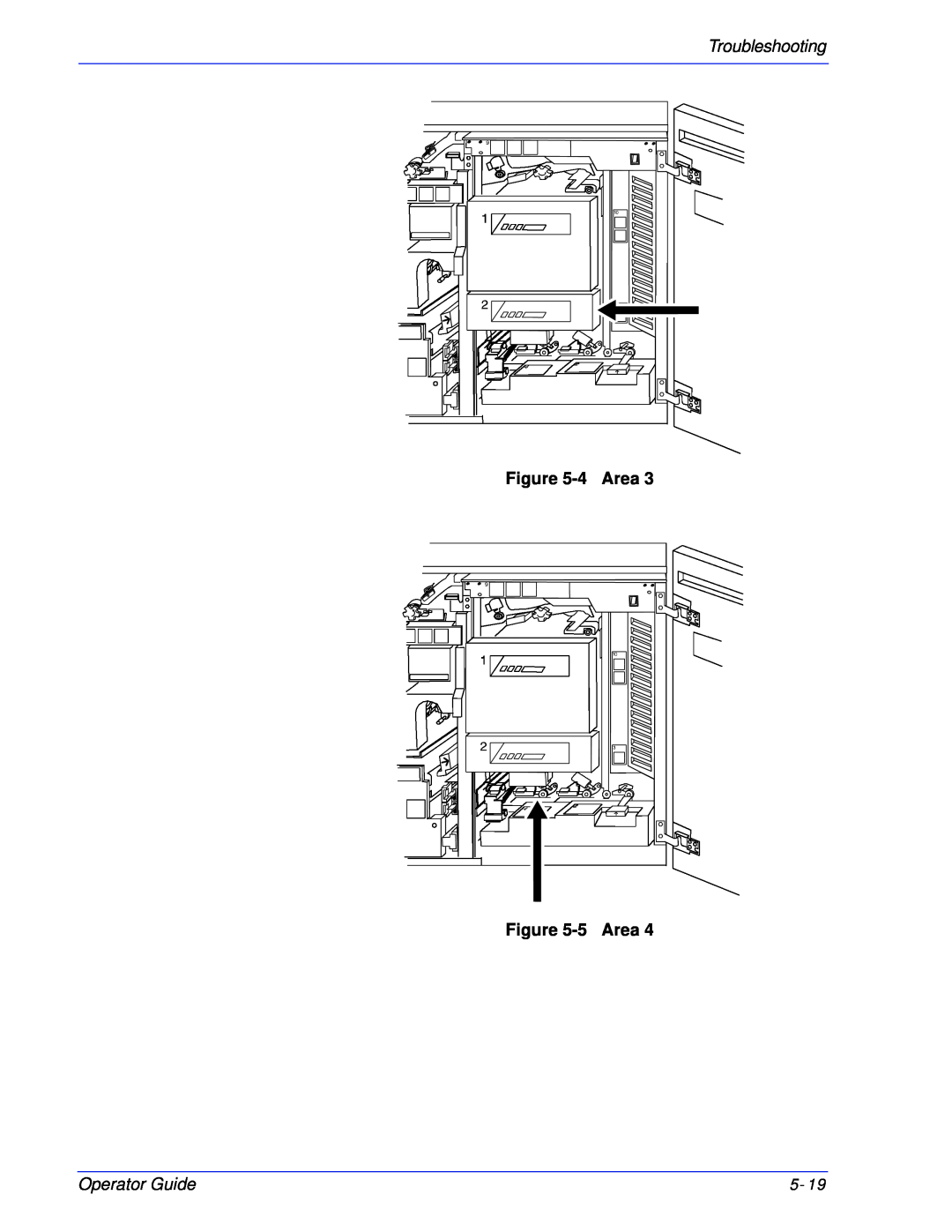 Xerox 180 EPS, 100 manual Troubleshooting, 4Area -5Area, Operator Guide 