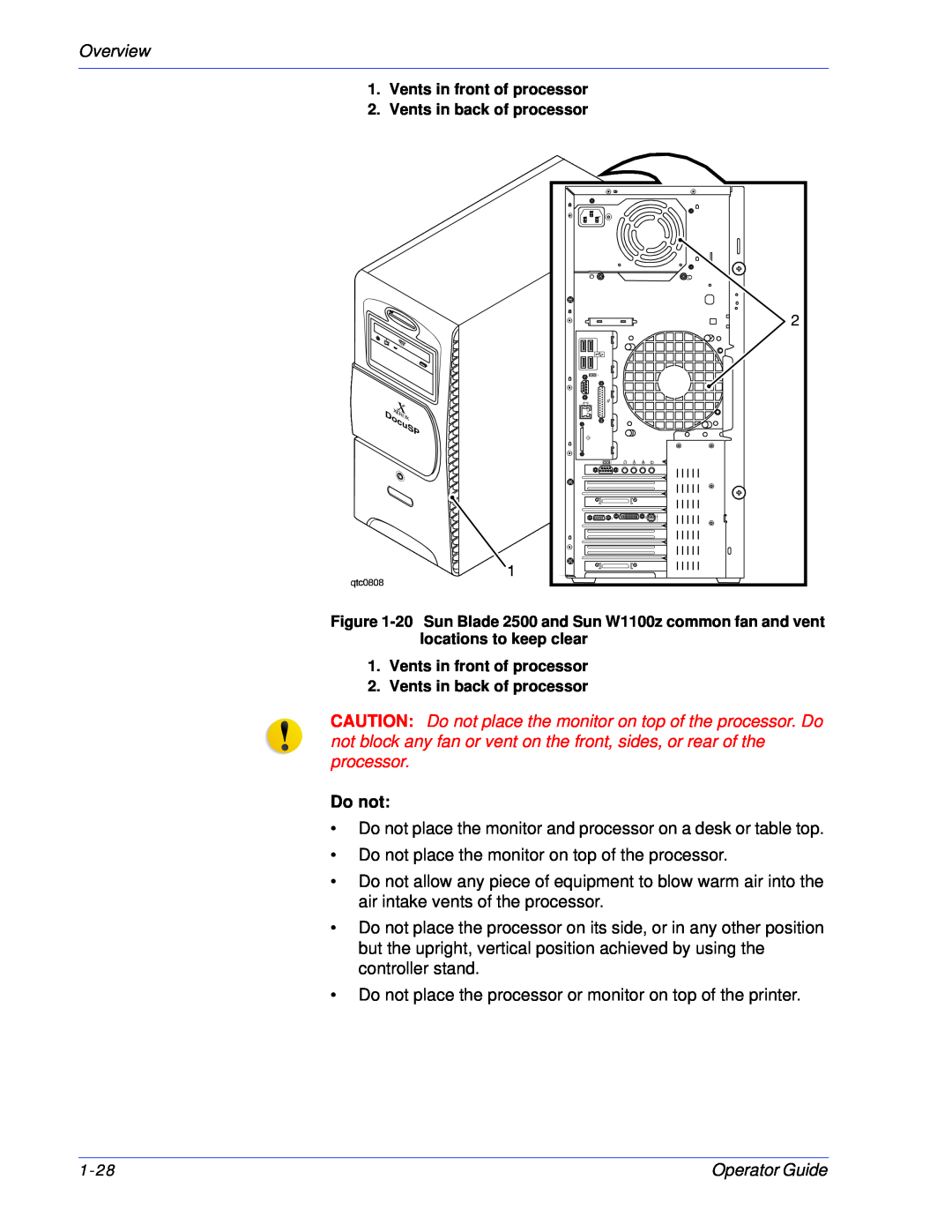 Xerox 100, 180 EPS manual Overview, Do not 